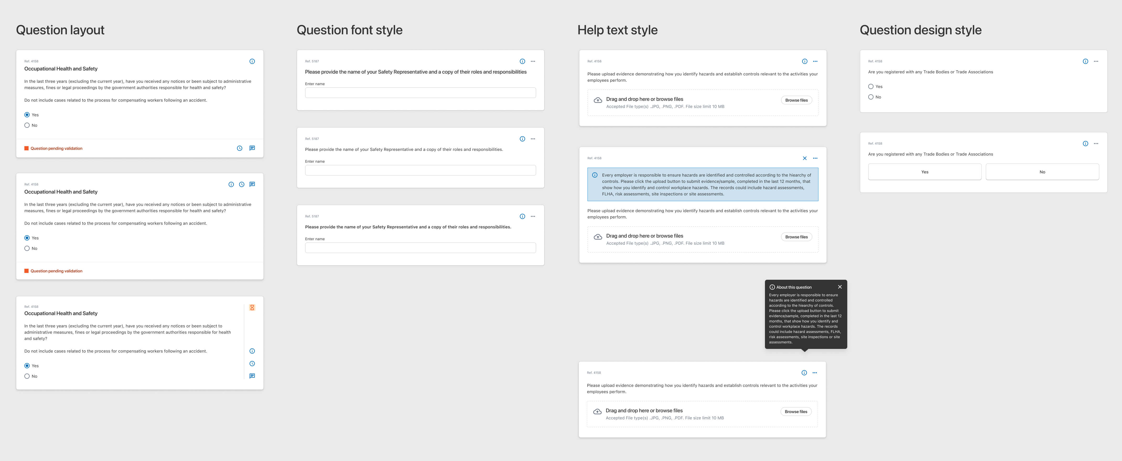 Some of my research into questionnaire styline Some of my research into questionnaire styline